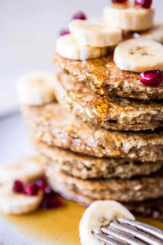 1. Healthy Chai Banana Pancakes