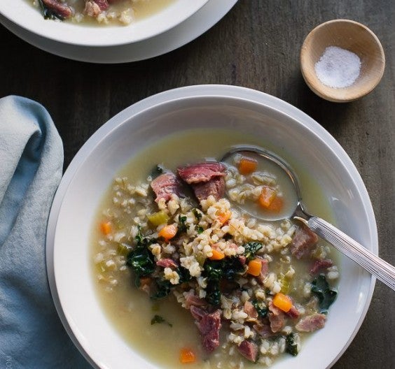 11. Ham, Barley, and Kale Soup
