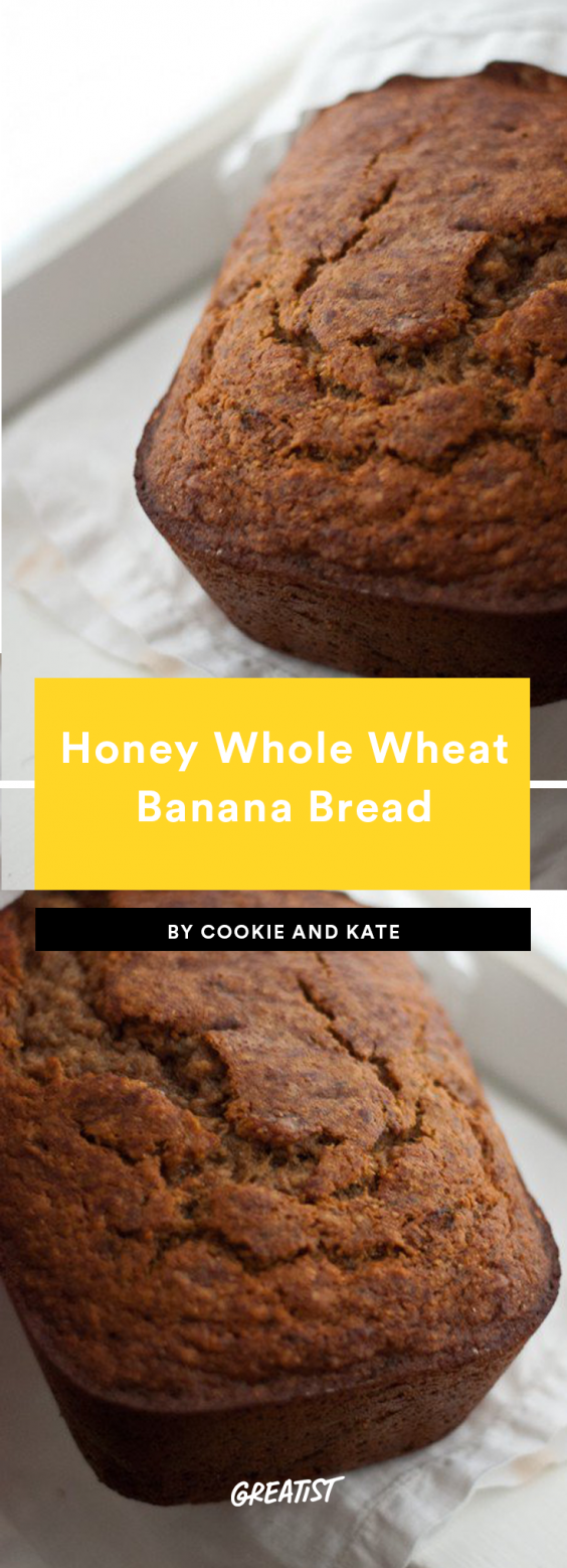 Honey Whole-Wheat Banana Bread Recipe
