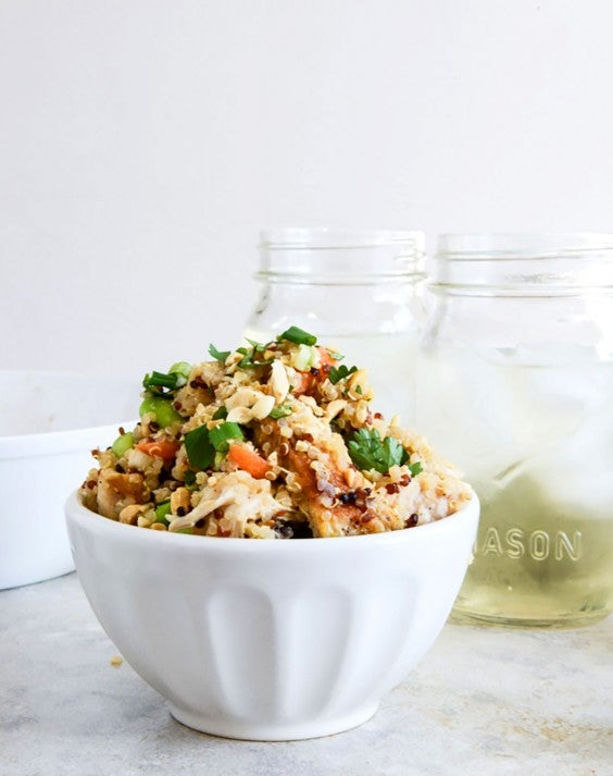 Healthy Grain Bowls: Thai Chicken Quinoa Bowl