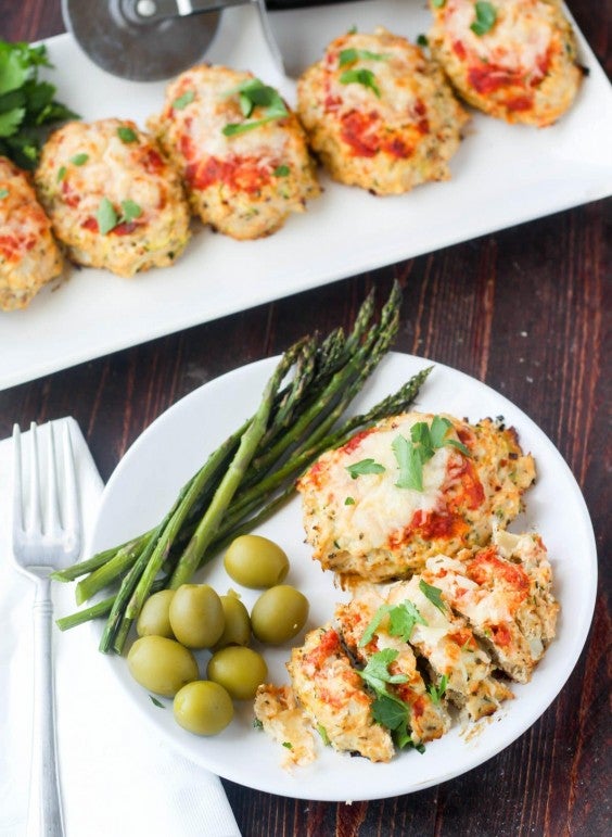 8. Mini Pizza Turkey Meatloaves