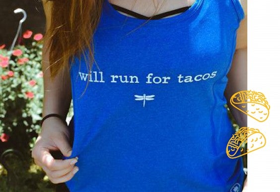 "Will Run for Tacos" Tank Top