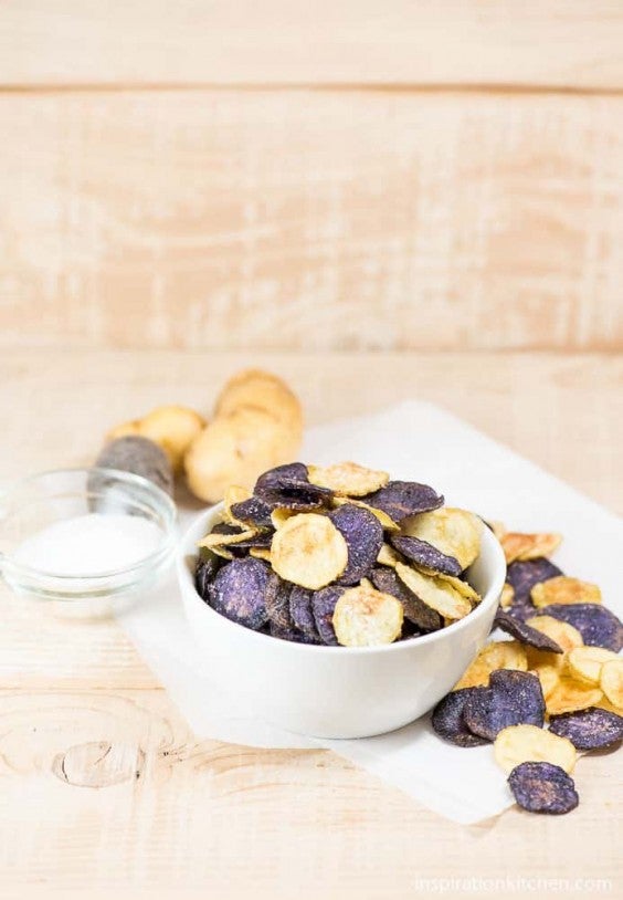 17. Easy Microwave Potato Chips
