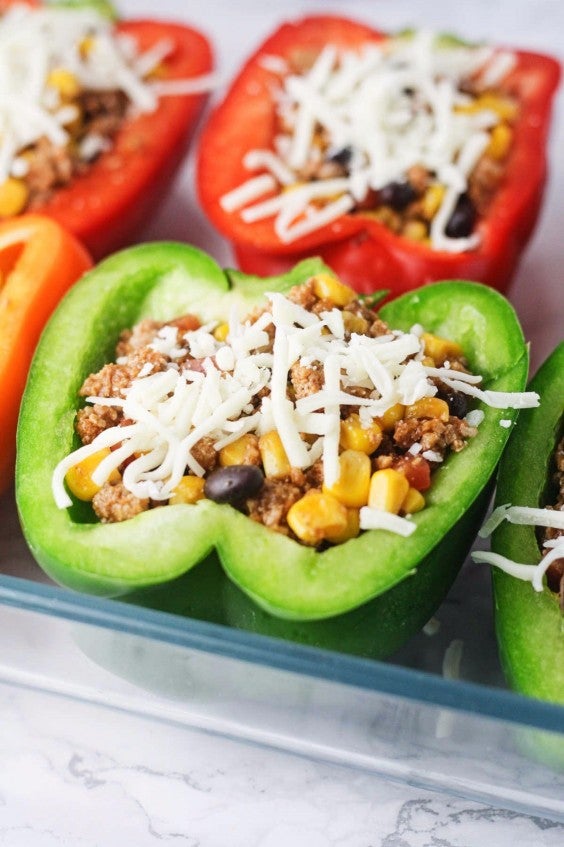 12. Chipotle Turkey Stuffed Peppers