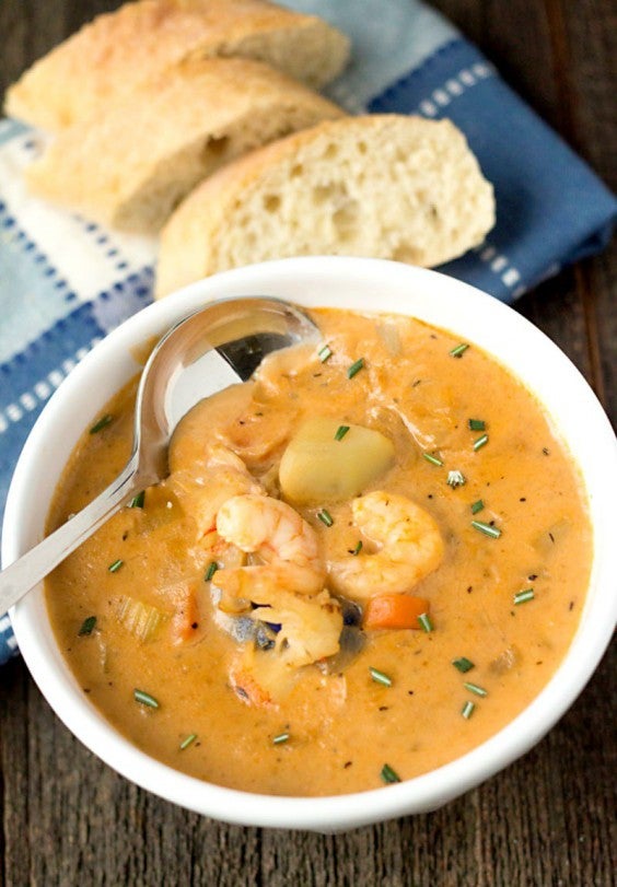 2. Creamy Seafood Chowder