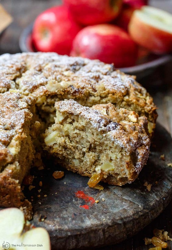 Italian Apple Olive Oil Cake Recipe