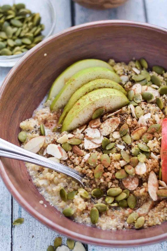 7. Fall Breakfast Quinoa Bowl