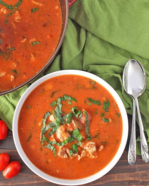 9. Paleo Creamy Chicken Tomato Soup