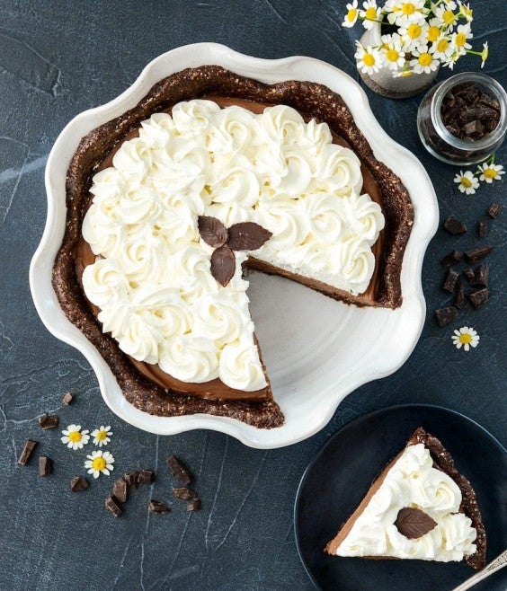 12. Healthy Chocolate Silk Pie