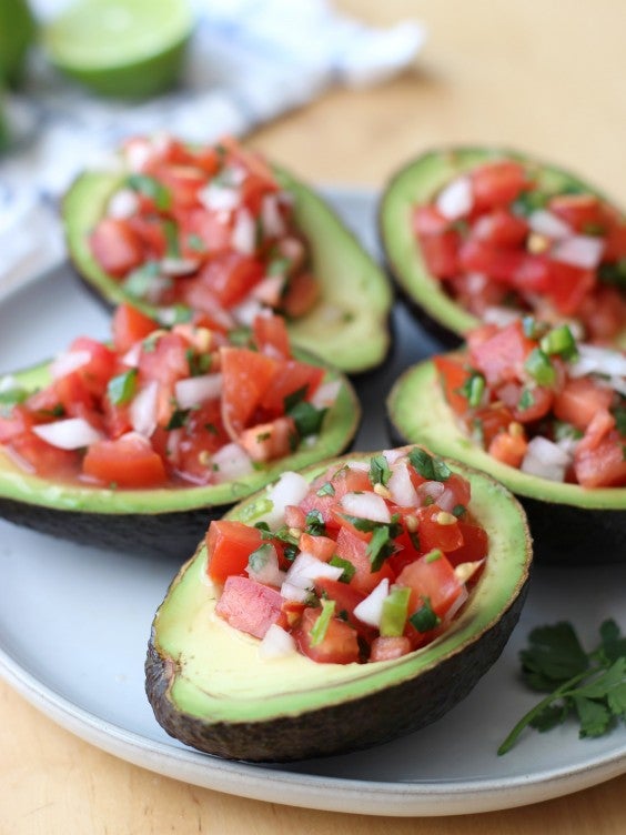 10. Pico De Gallos Stuffed Avocado