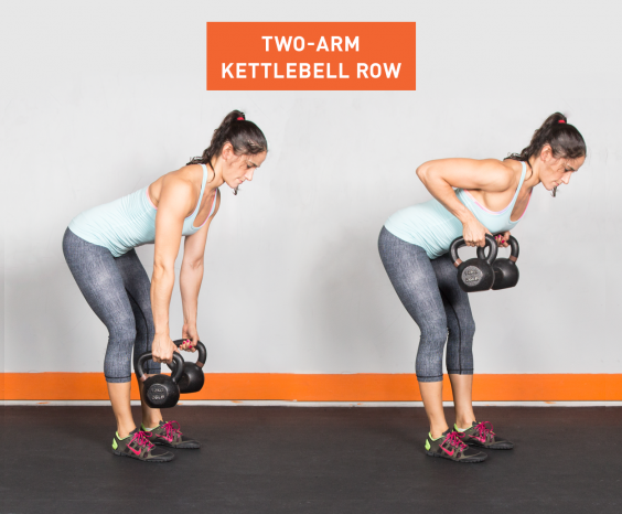 Kettlebell Workout For Women Legs Shoulders Chest Core