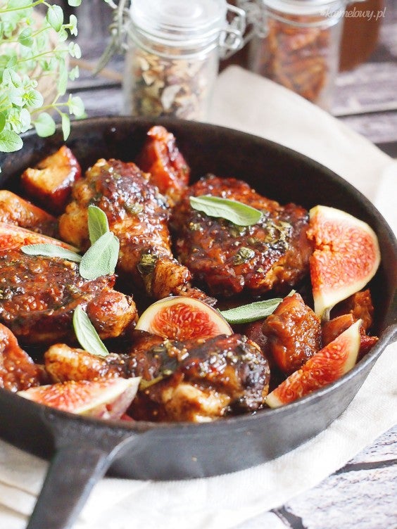 15. Balsamic Chicken With Figs