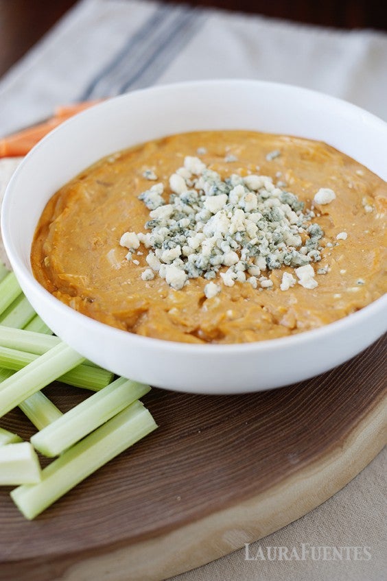 3. Buffalo Chicken Hummus Dip