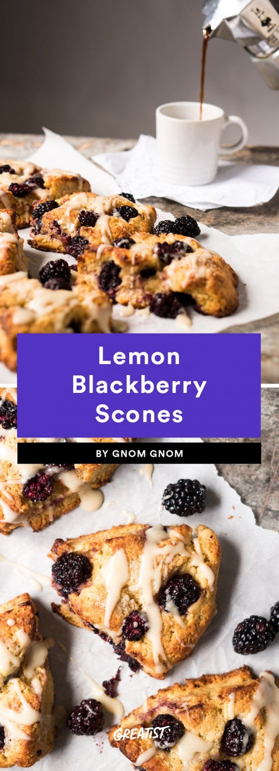 2. Lemon Blackberry Scones