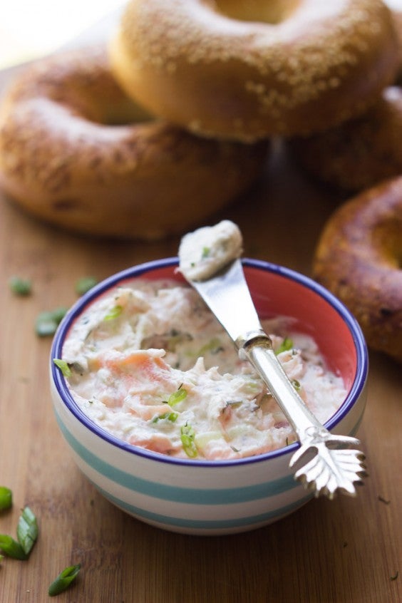 16. Smoked Salmon Spread With Greek Yogurt