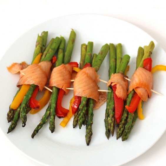 17. Salmon Asparagus Bundles