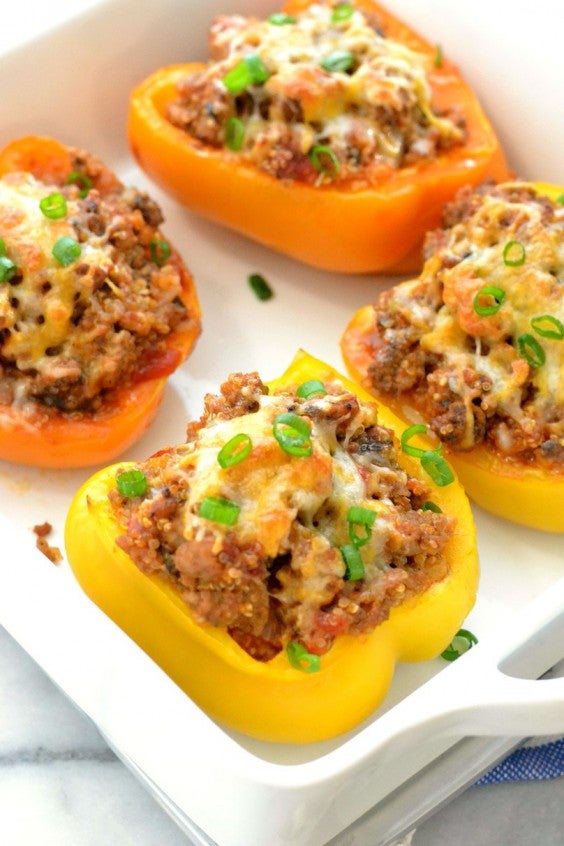 3. Turkey Quinoa Stuffed Bell Peppers