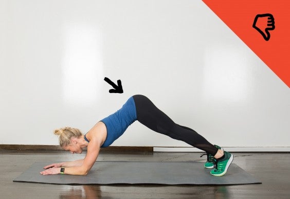 Plank Mistakes - Hips Hiked