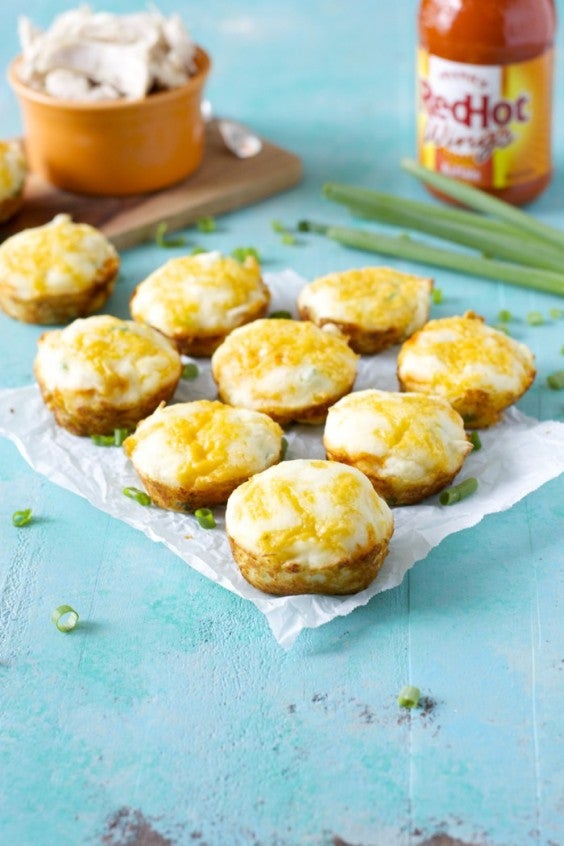 13. Spicy Buffalo Chicken Puffs