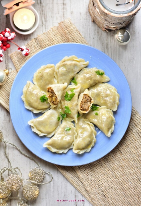 7. Sauerkraut and Mushroom Pierogis