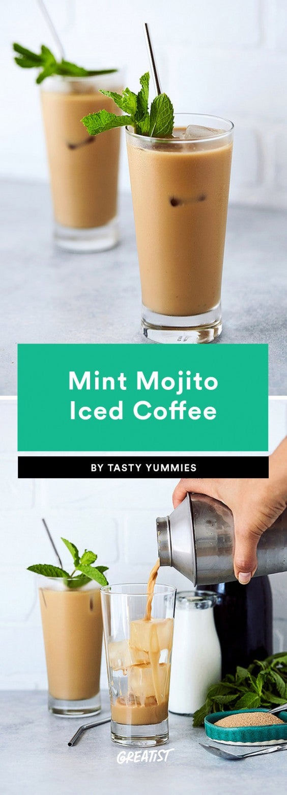 1. Mint Mojito Iced Coffee