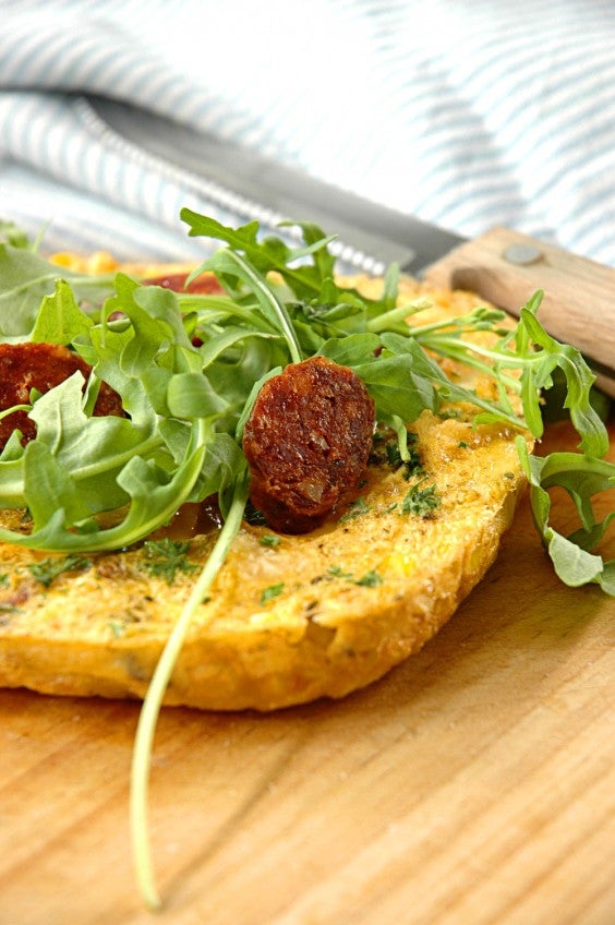 2. Spanish Frittata With Potato and Chorizo