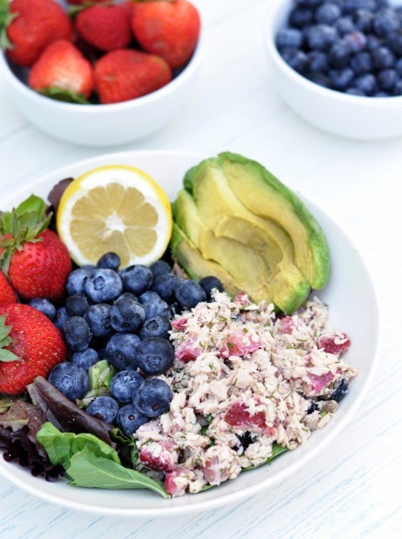 11. Paleo Berry Tuna Salad
