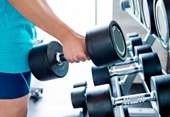 Woman Lifting Weights