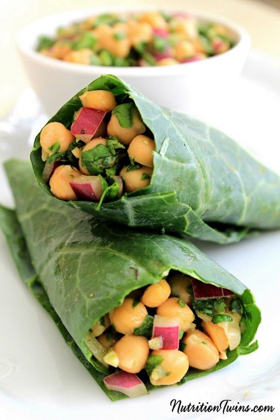 11. Chickpea Salad Wraps
