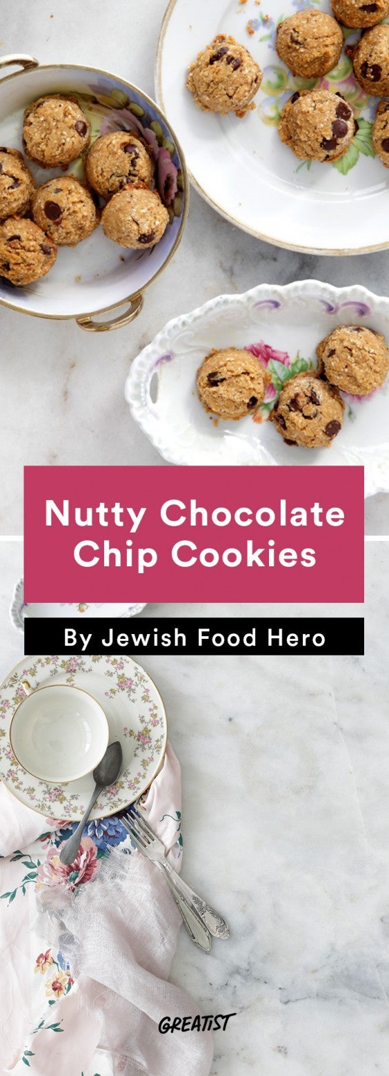 jewish food hero: Nutty Chocolate Chip Cookies