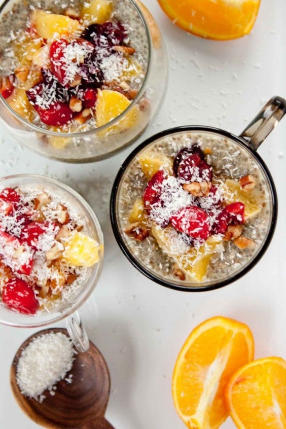 Orange Creamsicle Chia Seed Pudding
