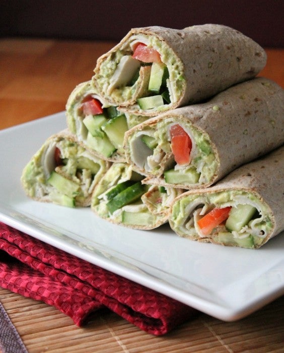 11. Turkey Wrap With Chipotle Avocado Spread
