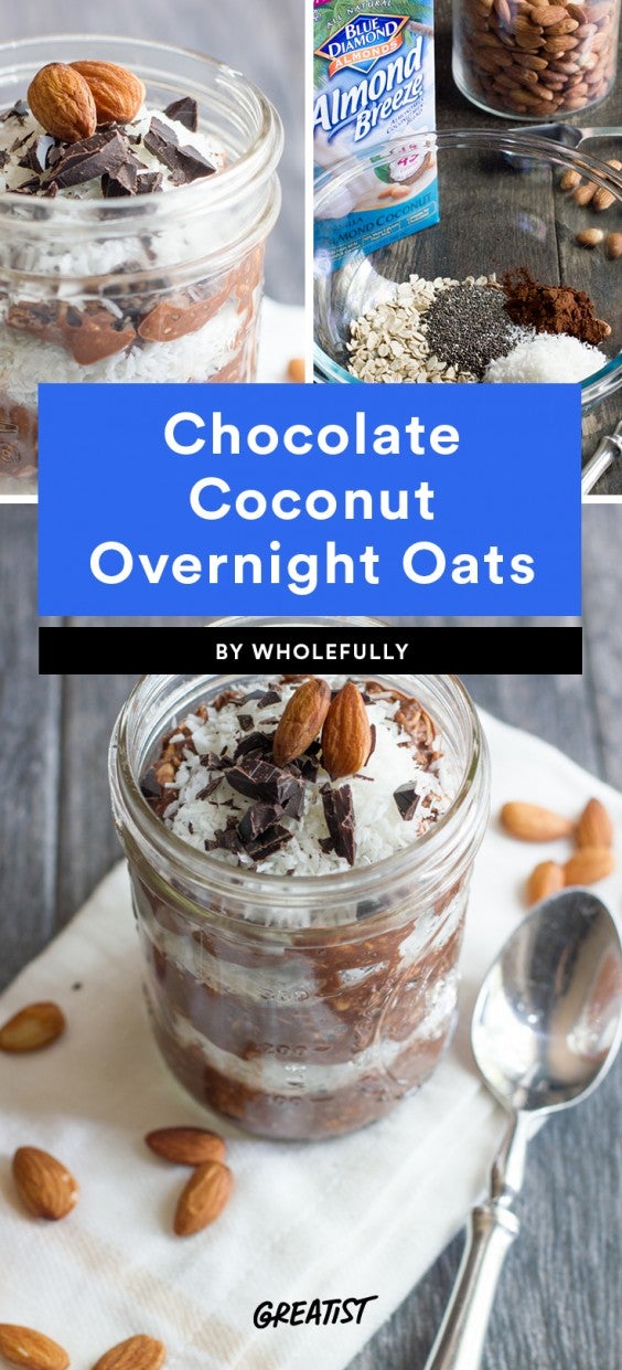Chocolate Coconut Overnight Oats