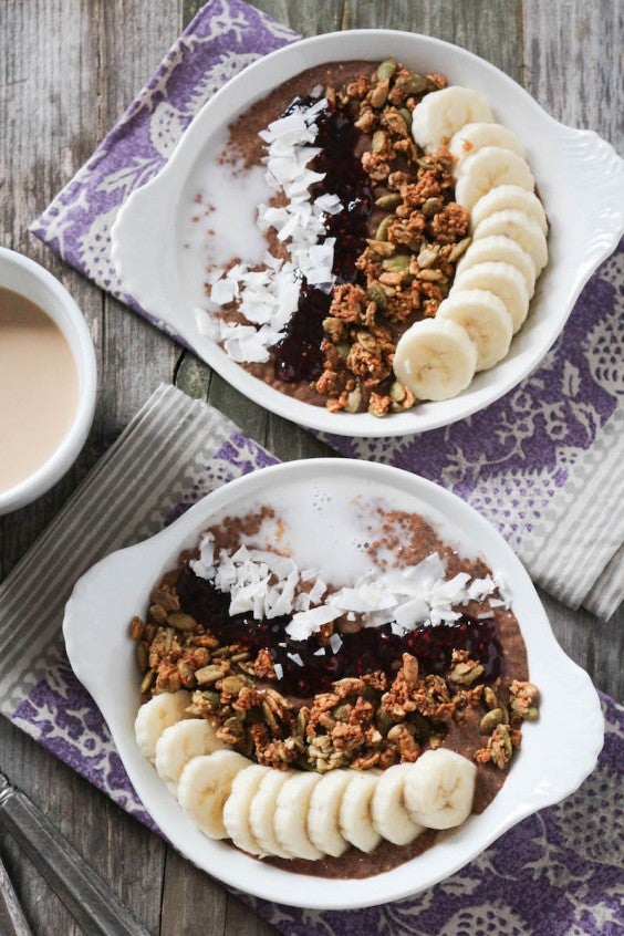7. Chocolate Coffee Protein Breakfast Bowls