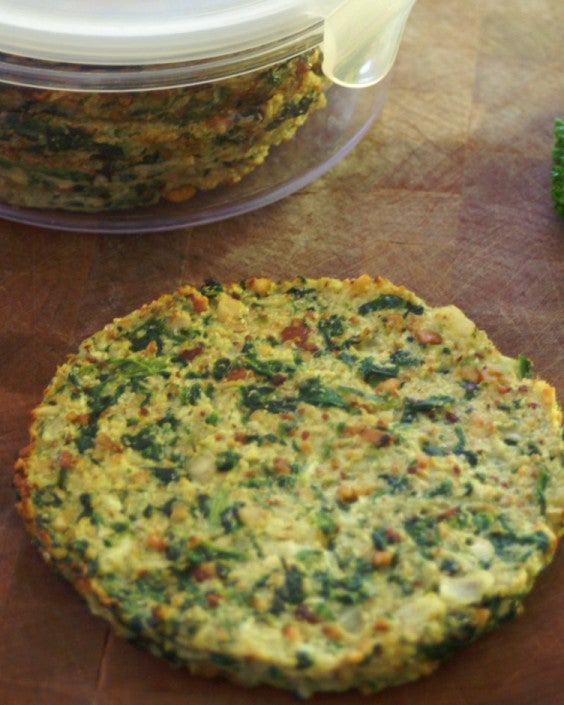 Paleo Cauliflower and Spinach Breakfast Bread