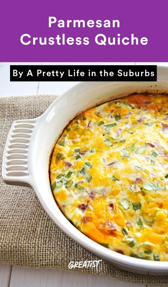 Parmesan Crustless Quiche Recipe