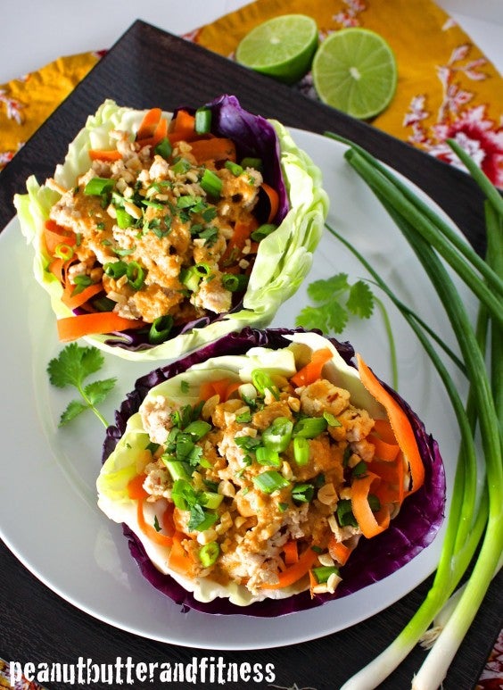 1. Protein-Style Thai Turkey Wraps