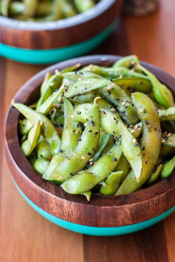 19. Roasted Garlic Edamame