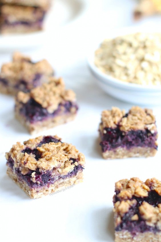2. Gluten-Free Blueberry Breakfast Oat Bars