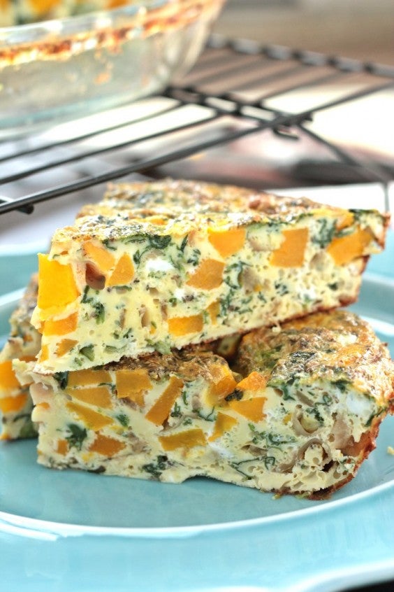 4. Caramelized Onion Butternut Squash Crustless Quiche