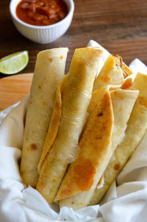 12. Air Fryer Pork Taquitos