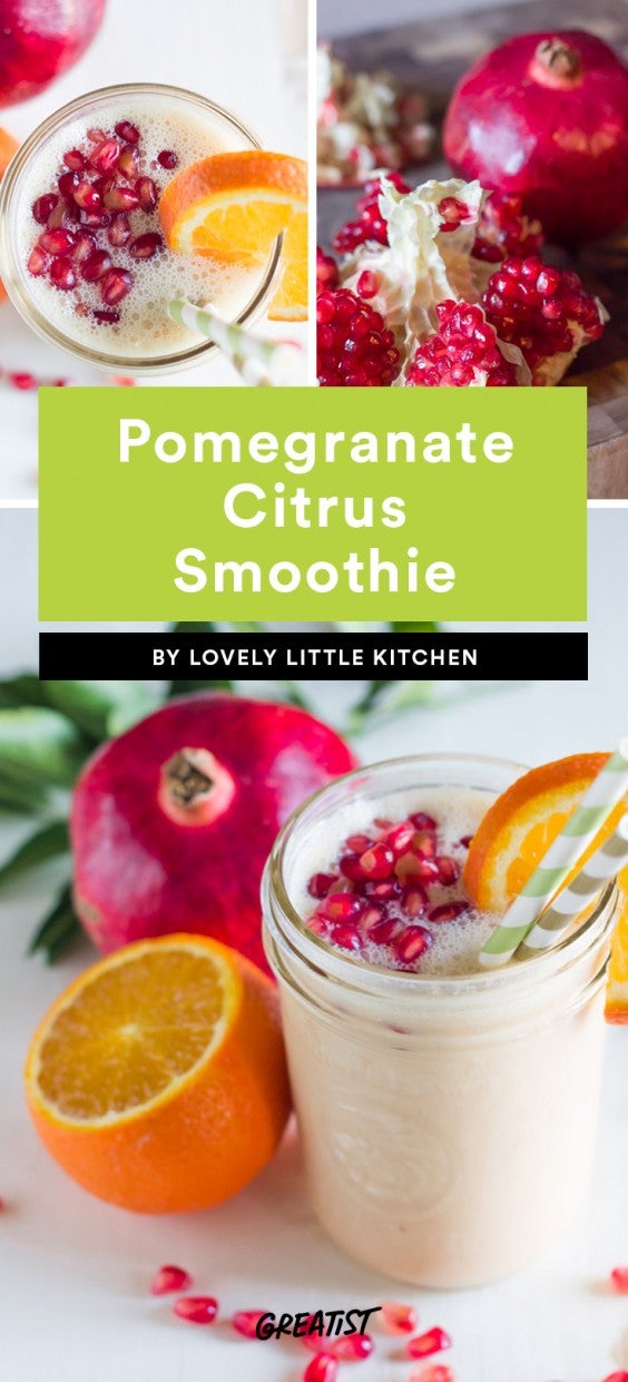 Pomegranate Citrus Smoothies