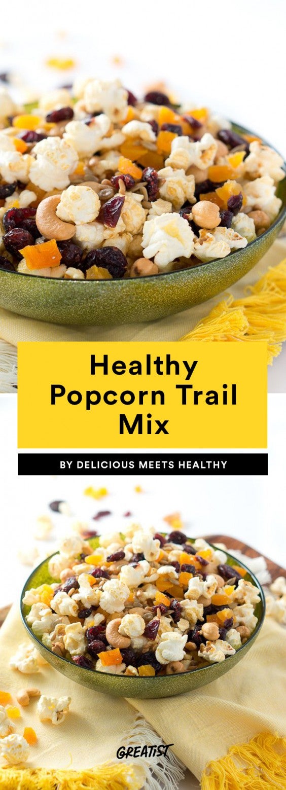 Healthy Popcorn Trail Mix