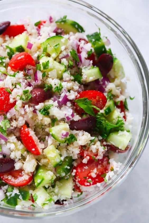 Mediterranean Cauliflower Salad Recipe