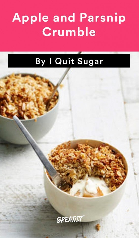 2. Apple and Parsnip Crumble