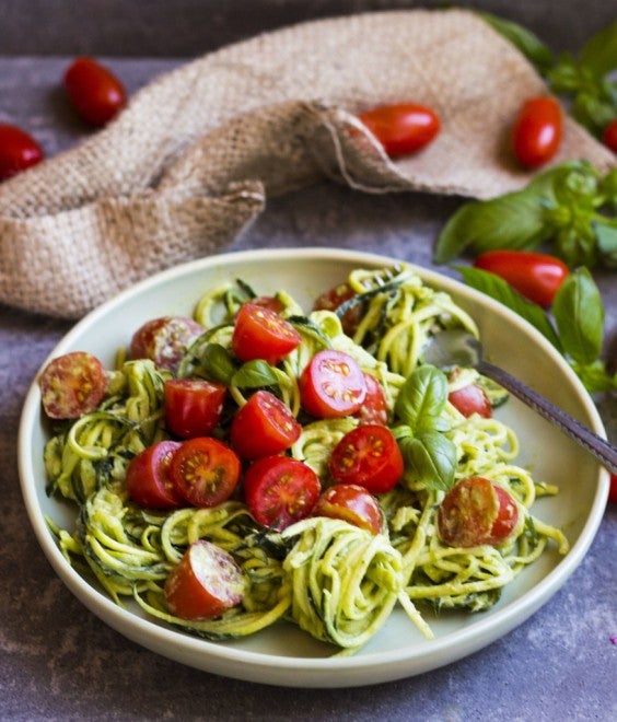 1. Basil Alfredo Zoodles