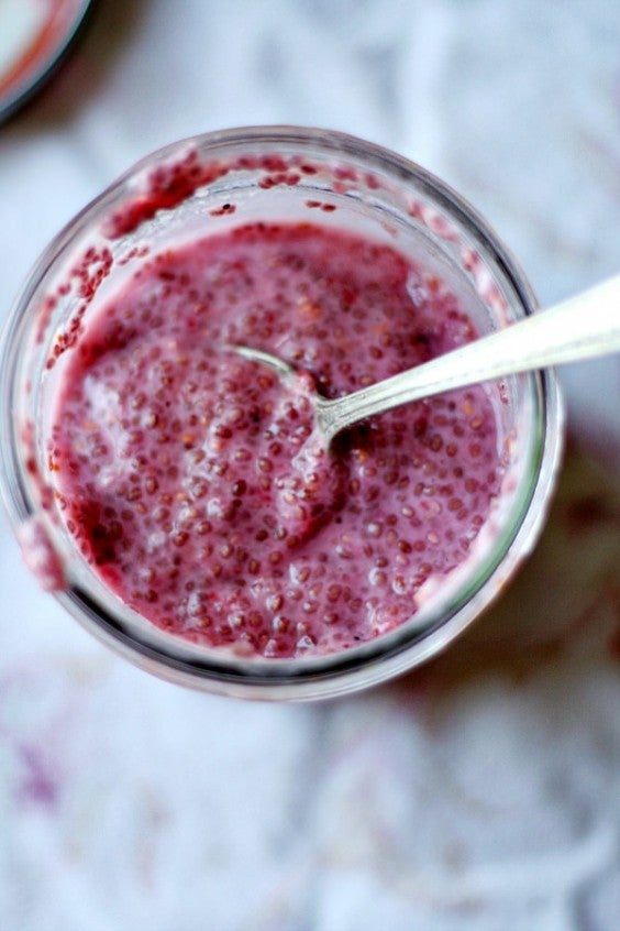 Raspberry Chia Seed Pudding
