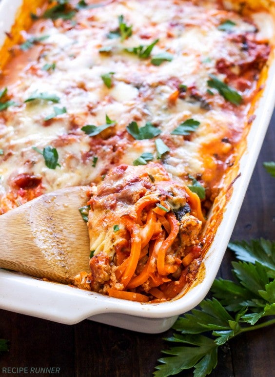 1. Sweet Potato Pasta Bake
