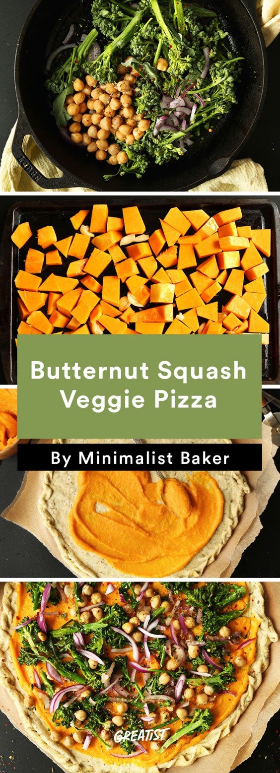Butternut Squash Veggie Pizza