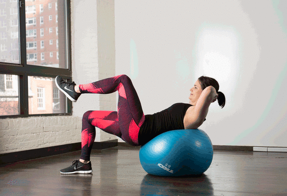 9" Mini Pilates Yoga Ball Fitness Core Training Home Gym Workout Balance Ball 